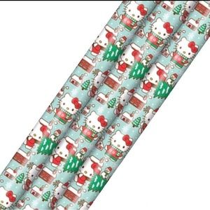 NEW Hello Kitty Christmas wrapping paper (3 ROLLS)